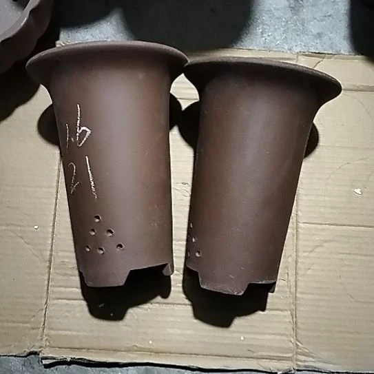 紫砂小号兰花紫泥两个