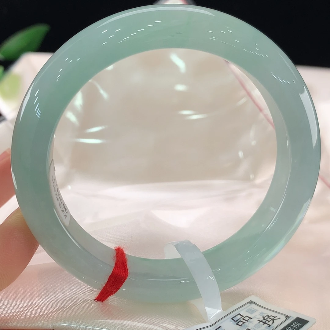 翡翠未镶嵌手镯0417