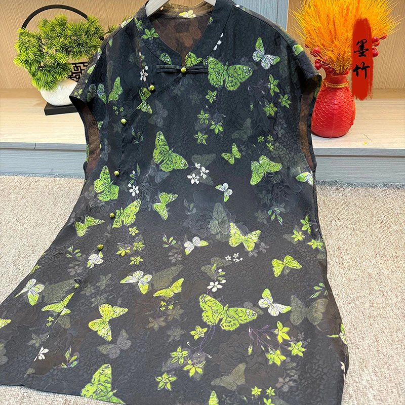 【69630】新中式中国风上衣马甲奥黛高定气质时尚女士无袖上衣