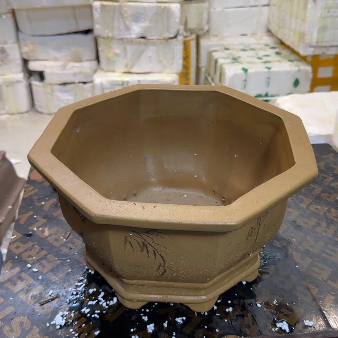 紫砂花盆口径27.17口径