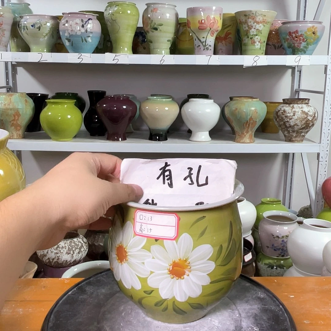 景德镇陶瓷花盆花器123