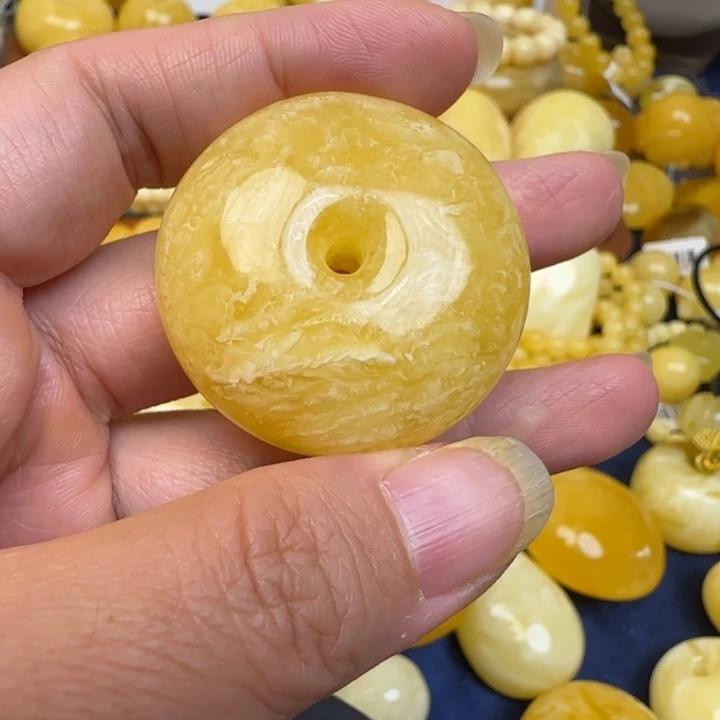 蜜蜡未镶嵌颈饰天然蜜蜡