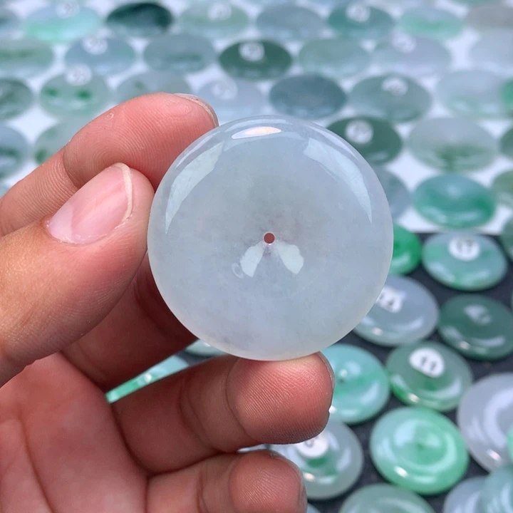 颈饰未镶嵌翡翠缅甸天然A货翡翠38.6-6.2