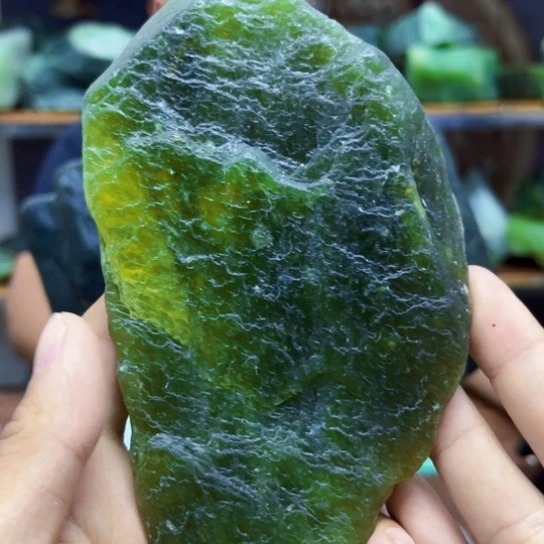 未镶嵌蛇纹石玉原石小***3