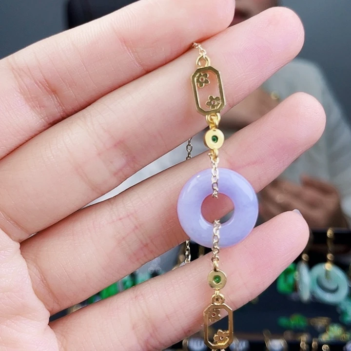 翡翠手链未镶嵌饰品