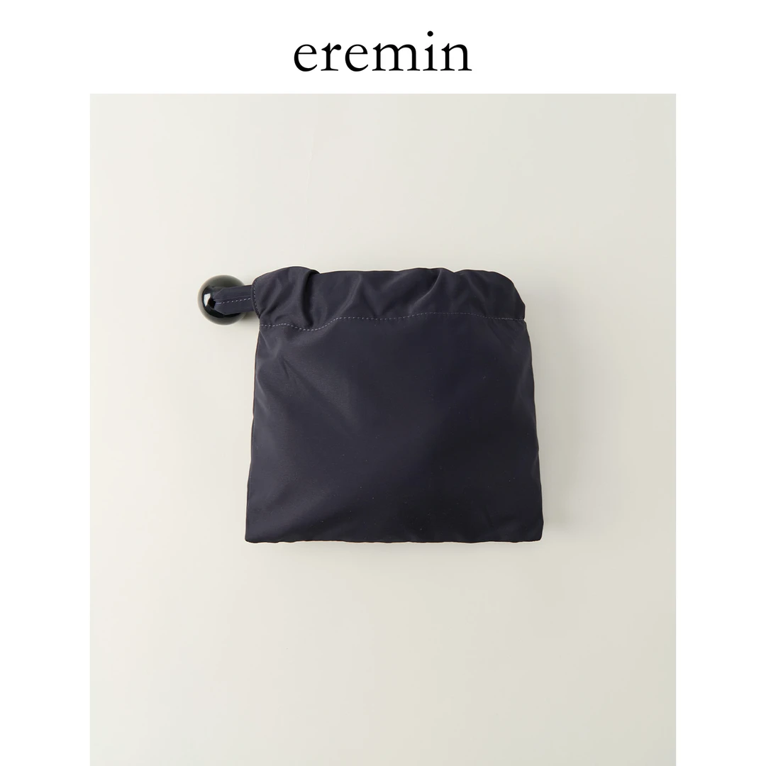 Min 简约圆球手腕袋日系百搭尼龙手拎包