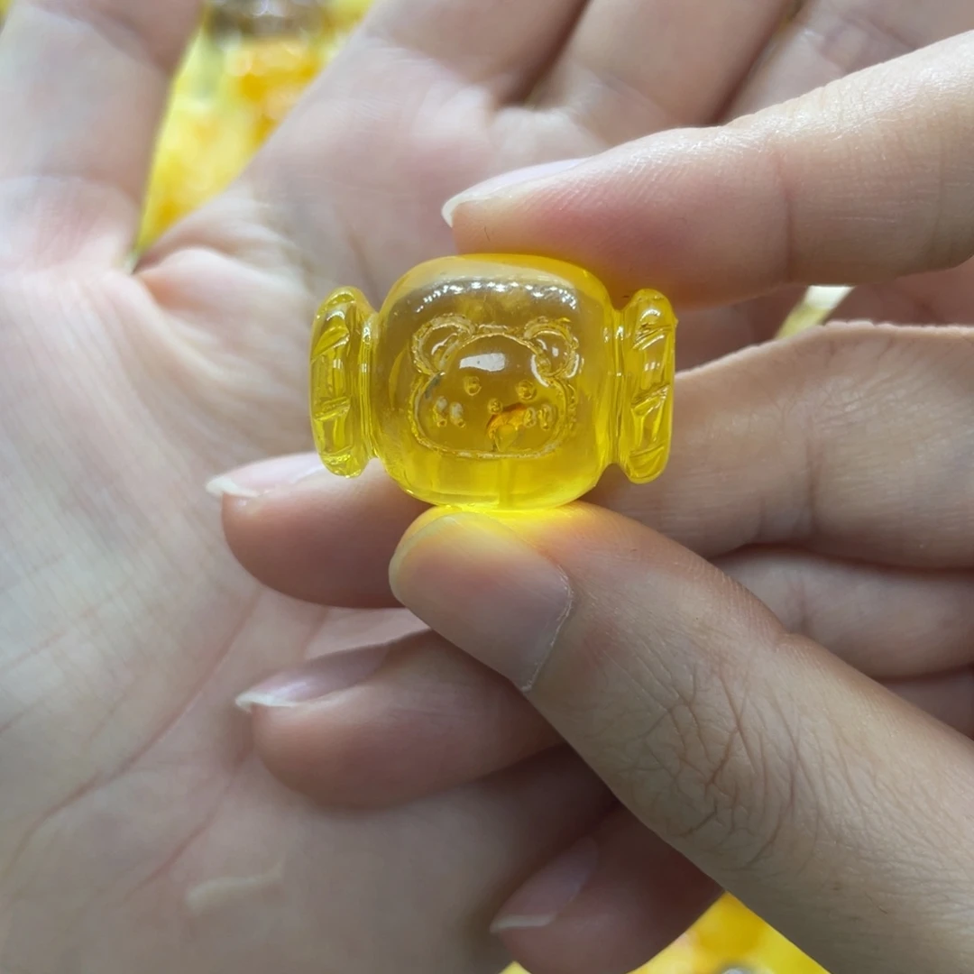 琥珀未镶嵌裸石天然琥珀 金珀糖果