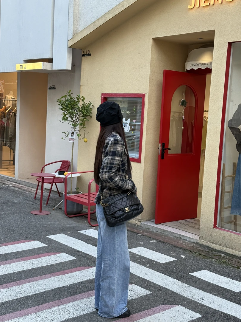 95新 Chanel/香奈儿 黑金鱼子酱南瓜xl机场包 32cm 17139912