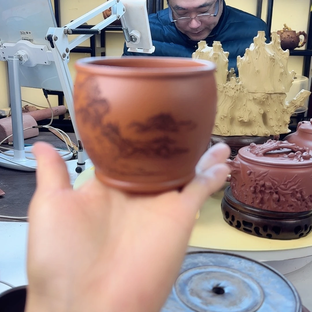紫砂茶杯小*客工作室作品