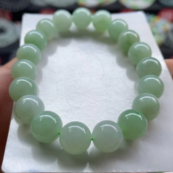 未镶嵌手链翡翠卡9.9有纹