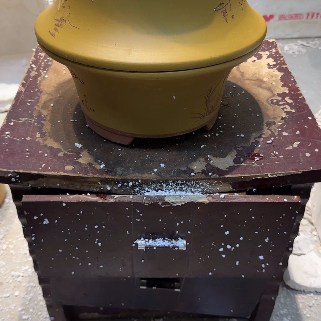 紫砂花盆口径23.10口径