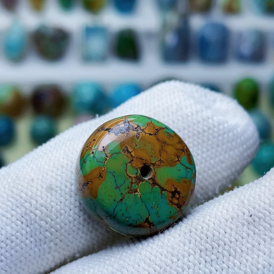 绿松石未镶嵌墩子20