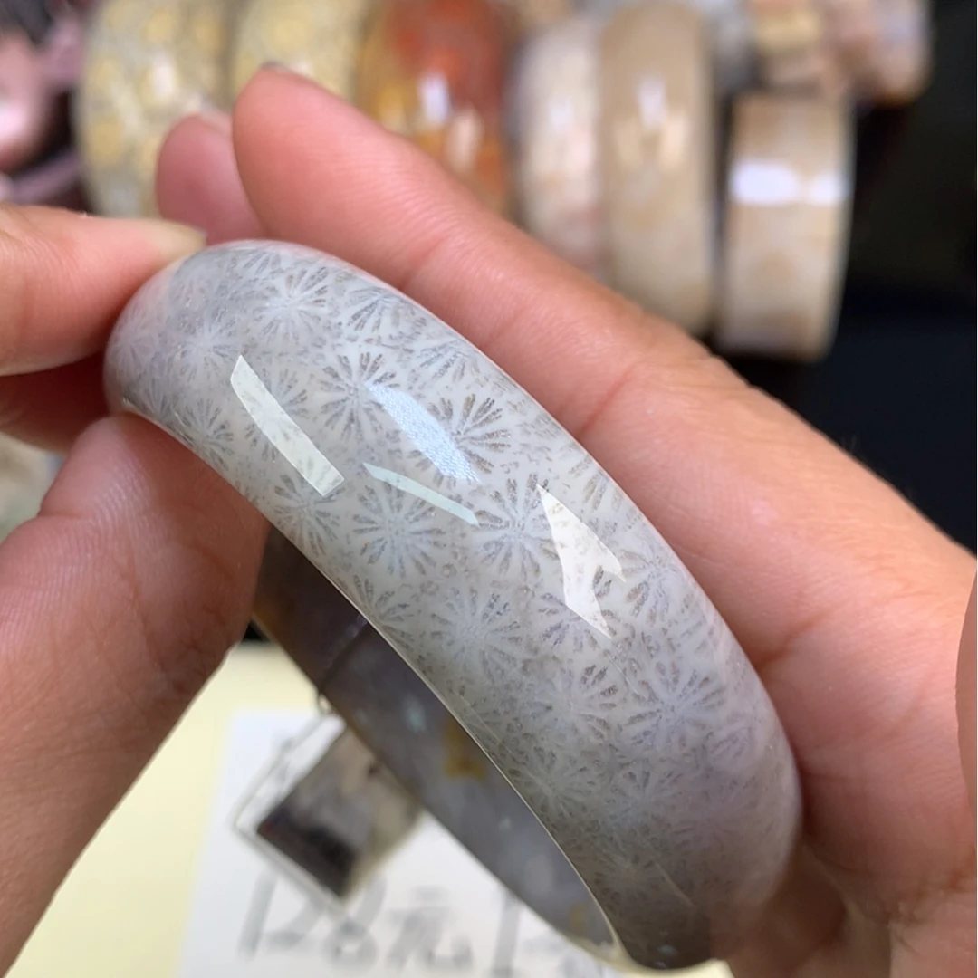 【闪购商品】颈饰未镶嵌硅化珊瑚（珊瑚玉）59号上新52圈