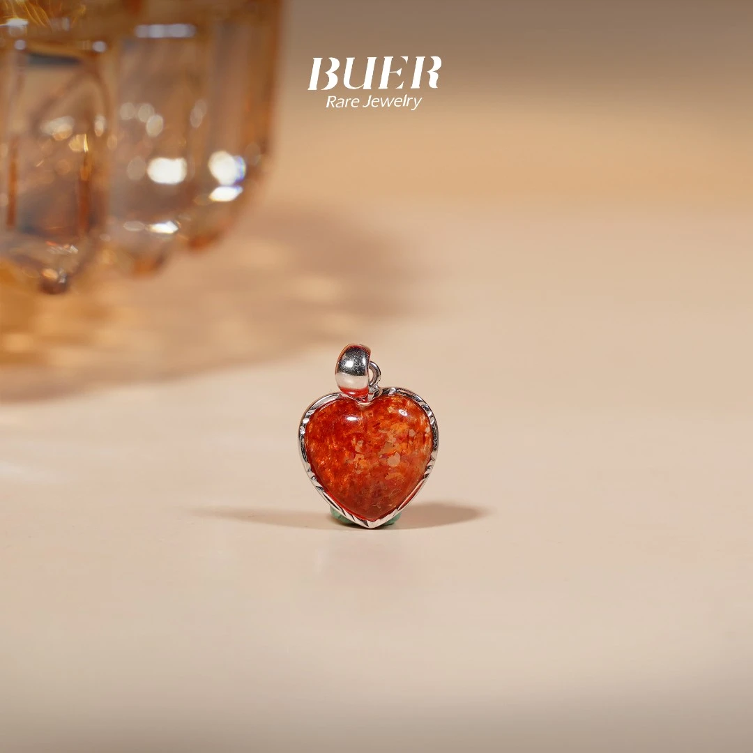 【不二】金太阳S925银爱心吊坠（多样性发）