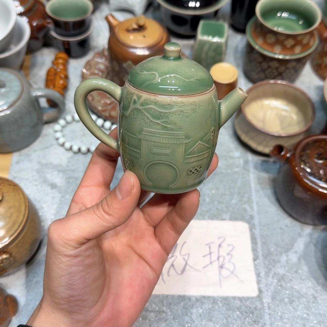 小金茶具青瓷茶器