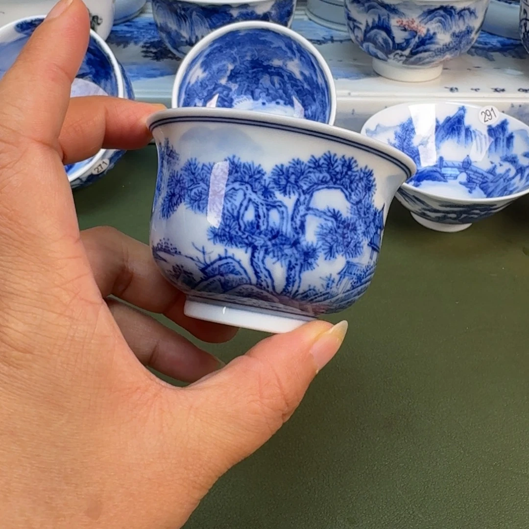 景德镇纯手绘茶具圆圆249