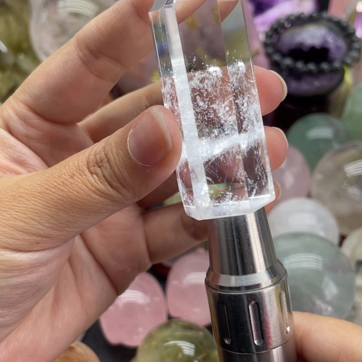 水晶未镶嵌珠宝半成品65蓝针