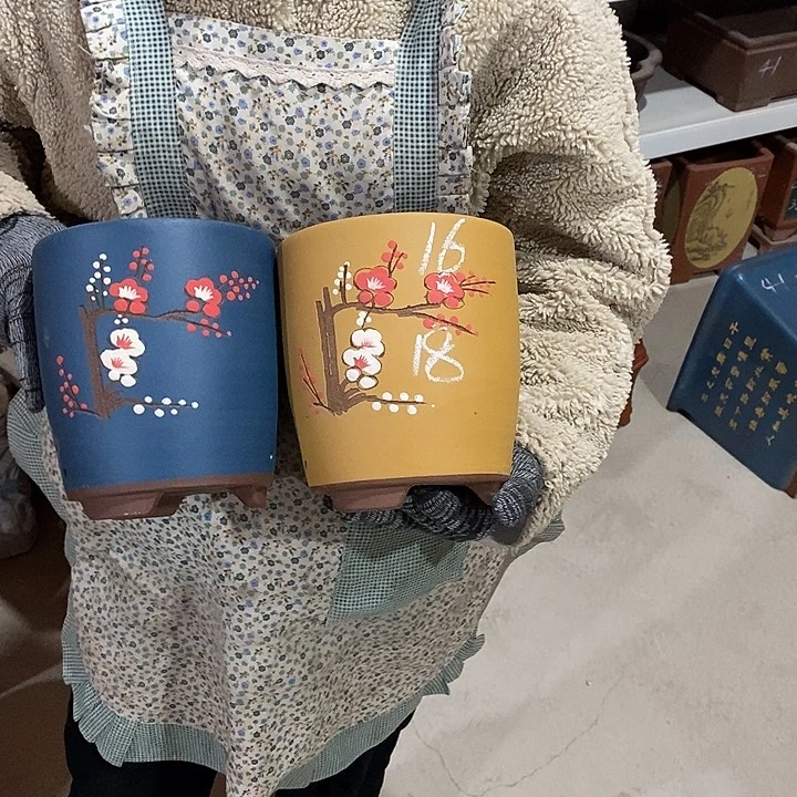 紫砂花盆紫砂花盆