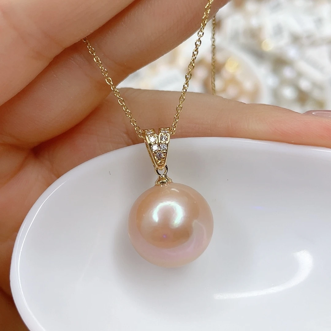 淡水珍珠未镶嵌吊坠(赠链)