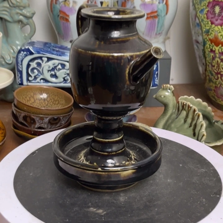 紫砂花瓶瓷器瓷器