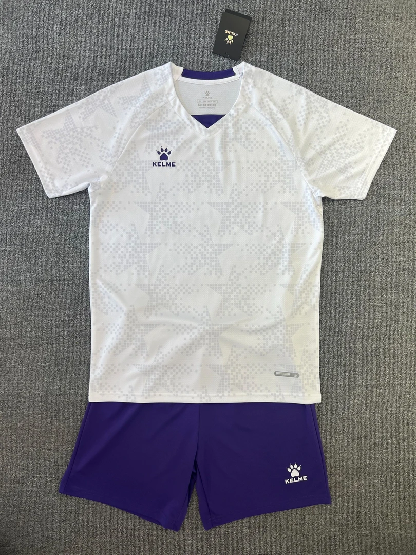 KELME/卡尔美足球服套装男成人球服定制透气短袖球衣足球训练服