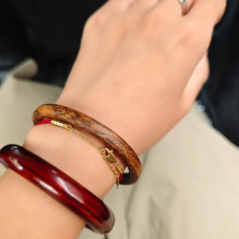 非金属木质手镯 云南黑金刚藤纯手工木制藤镯男女古典名族风手镯