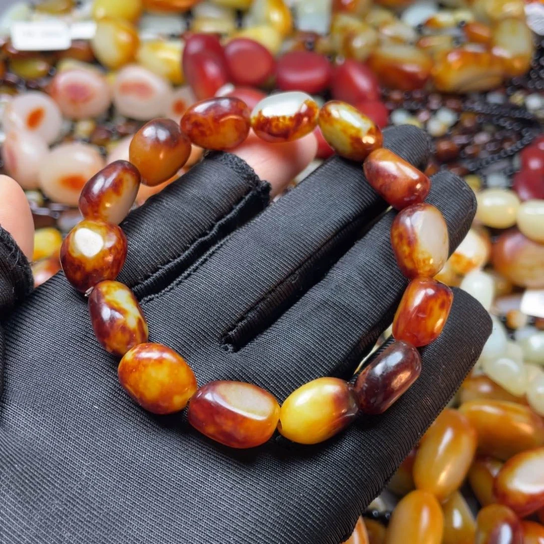 和田玉手链未镶嵌用****0