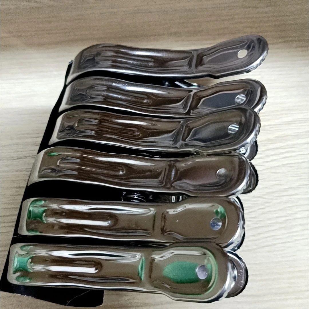 耐用不锈钢防吹夹子8个