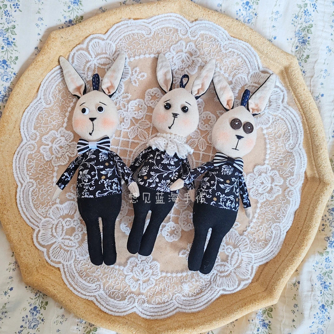 布艺玩偶｜兔子娃娃挂件（约16.5-20cm）