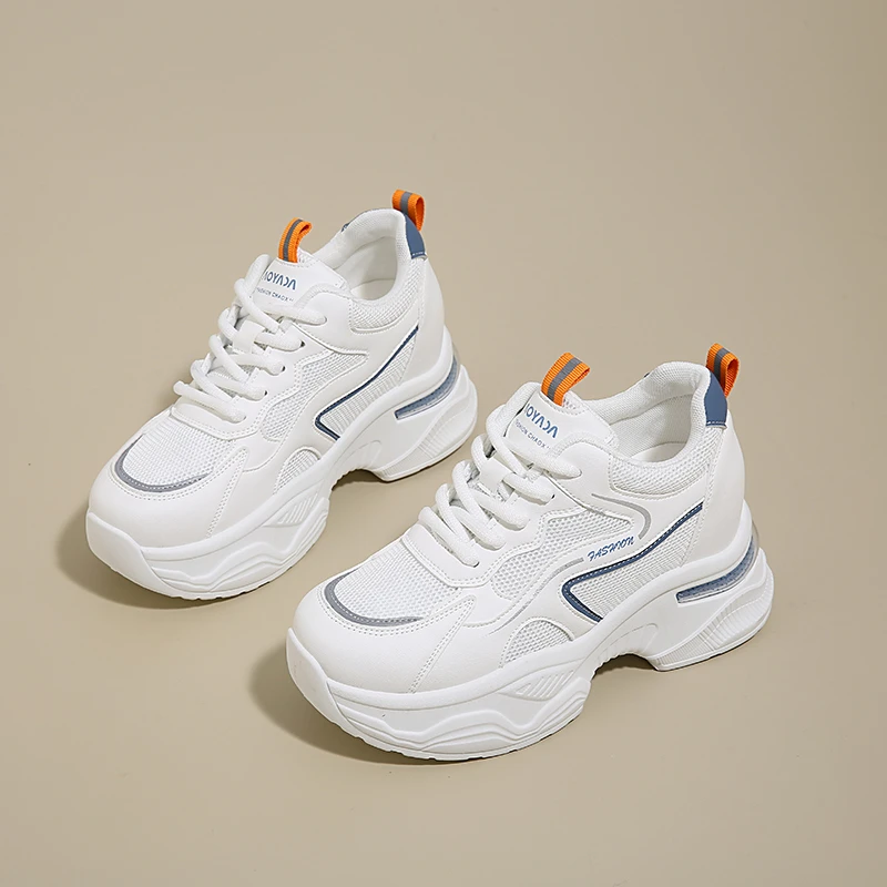 8318新款增高运动老爹鞋小个子女鞋百搭时尚透气春季韩版ins网面