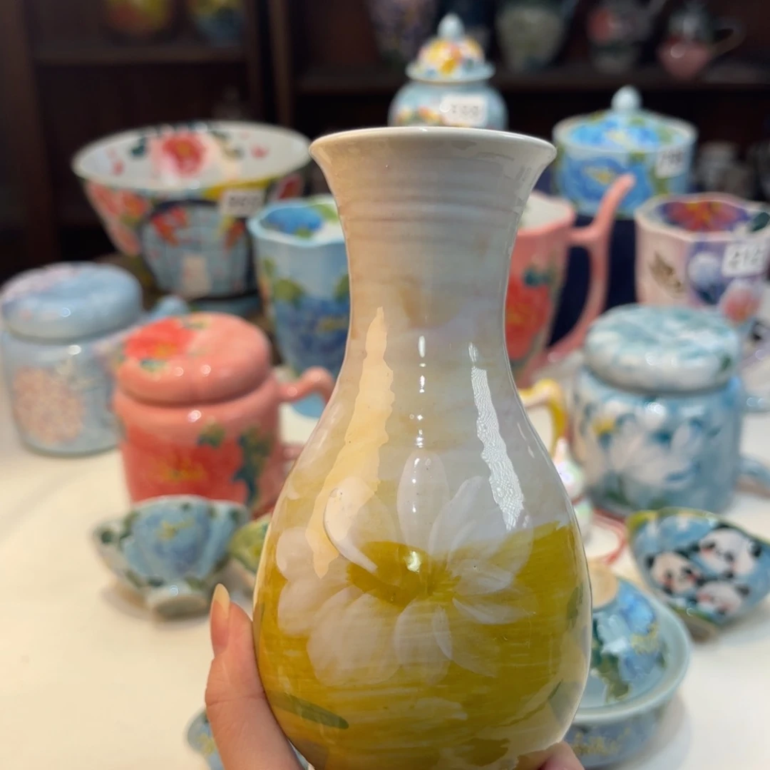 景德镇手绘高温釉下彩陶瓷茶具