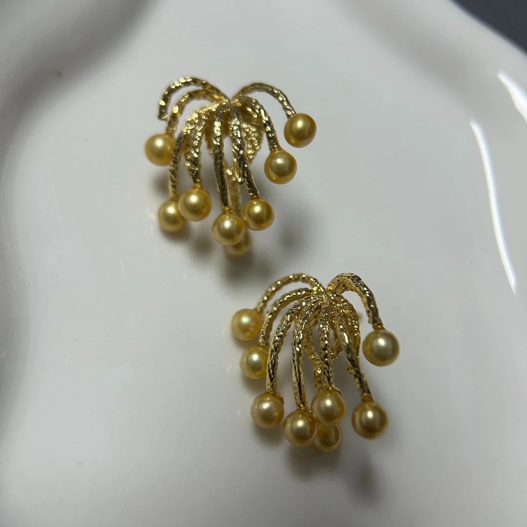 合金耳饰 氛围感时尚耳饰