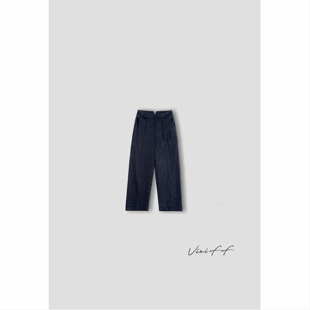 ViniFF薇妮｜夏季新款 冰感老钱风亚麻西装裤K20668