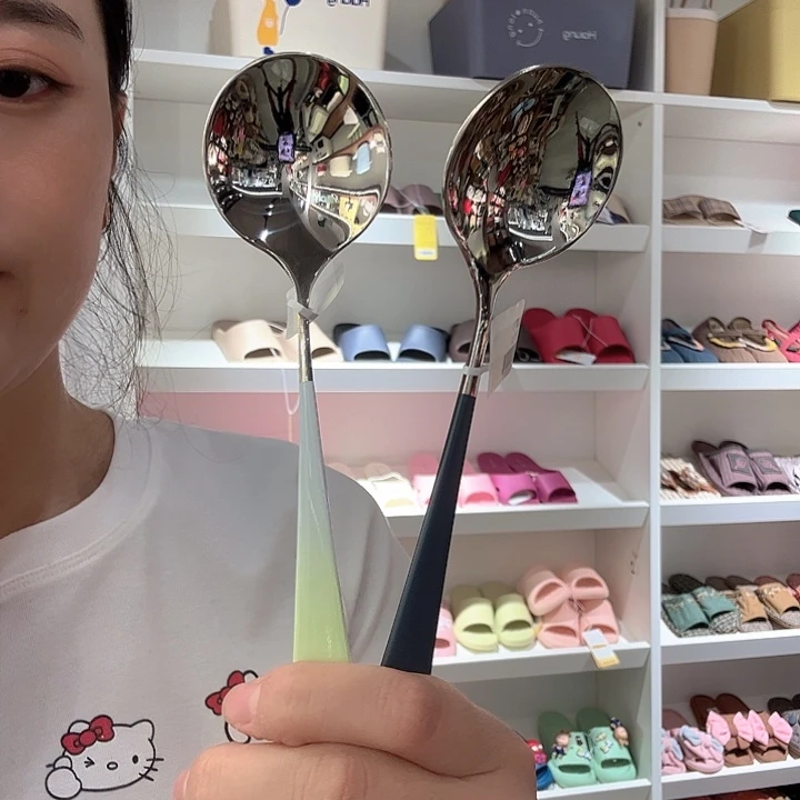 316彩虹糖不锈钢勺