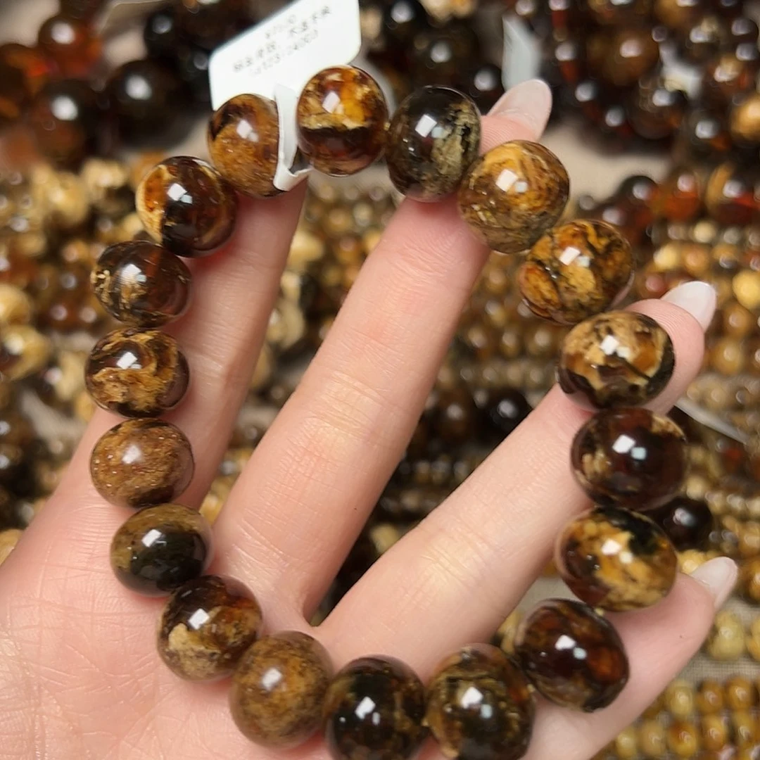 未镶嵌琥珀手链M****～抚顺琥珀