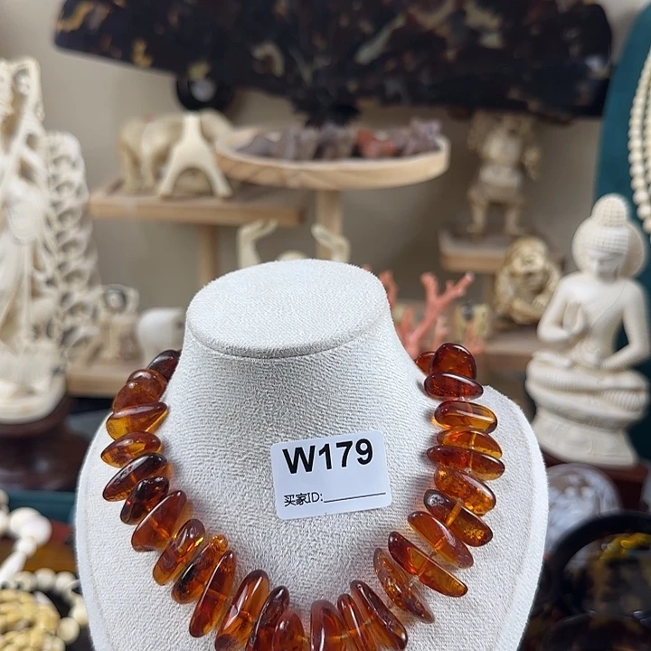 琉璃纯铜合金项链