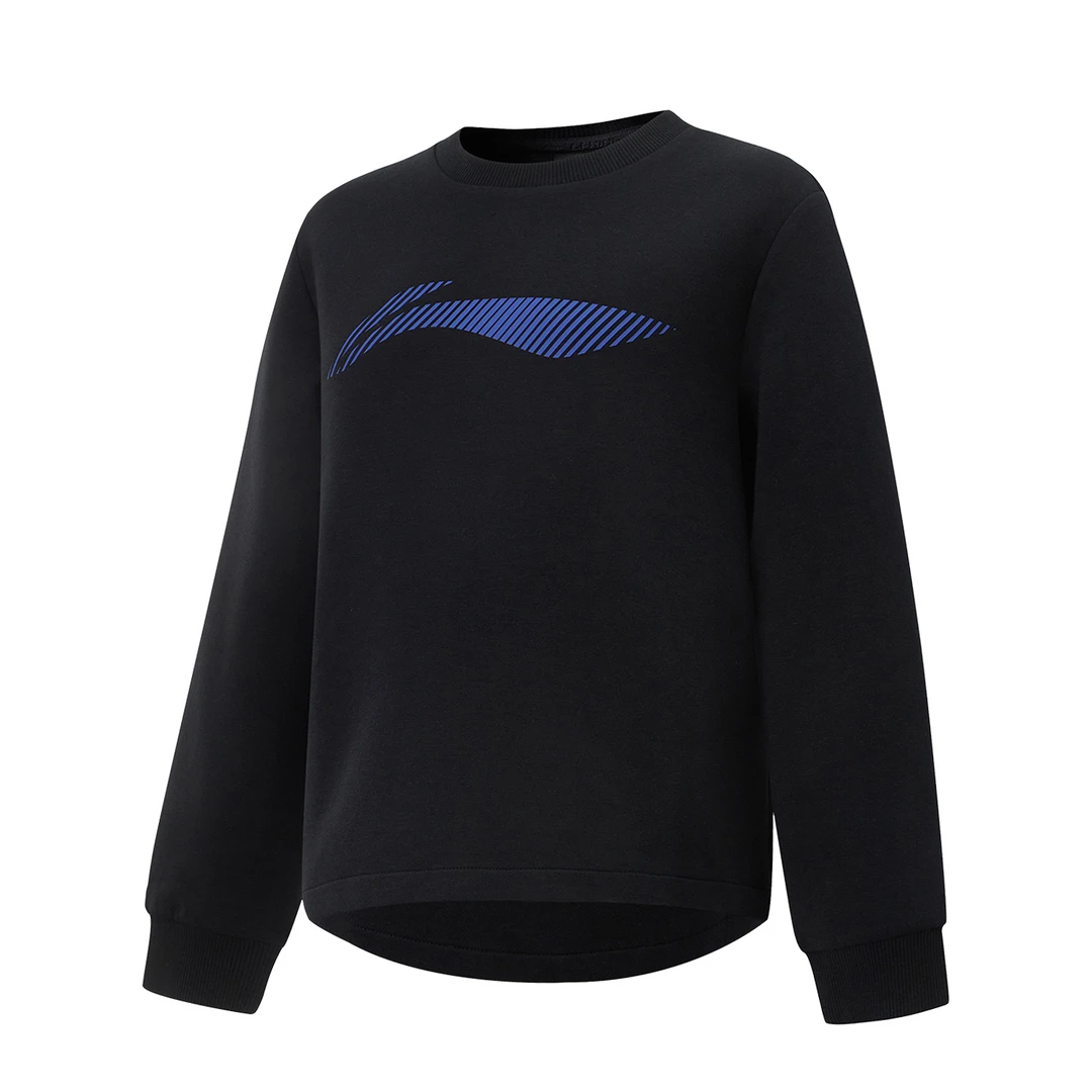 李宁男大童卫衣春季新品综合体能系列亲肤舒适套头卫衣YWDV105