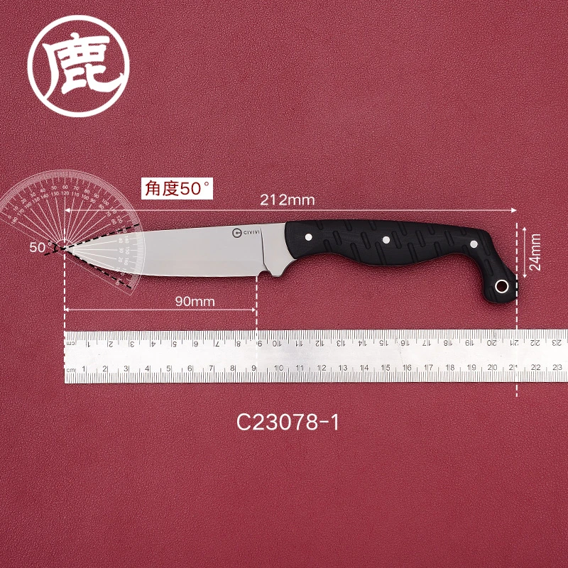 CIVIVI系列C23078Nitro-V不锈钢G10柄锋利户外日常多用途小刀