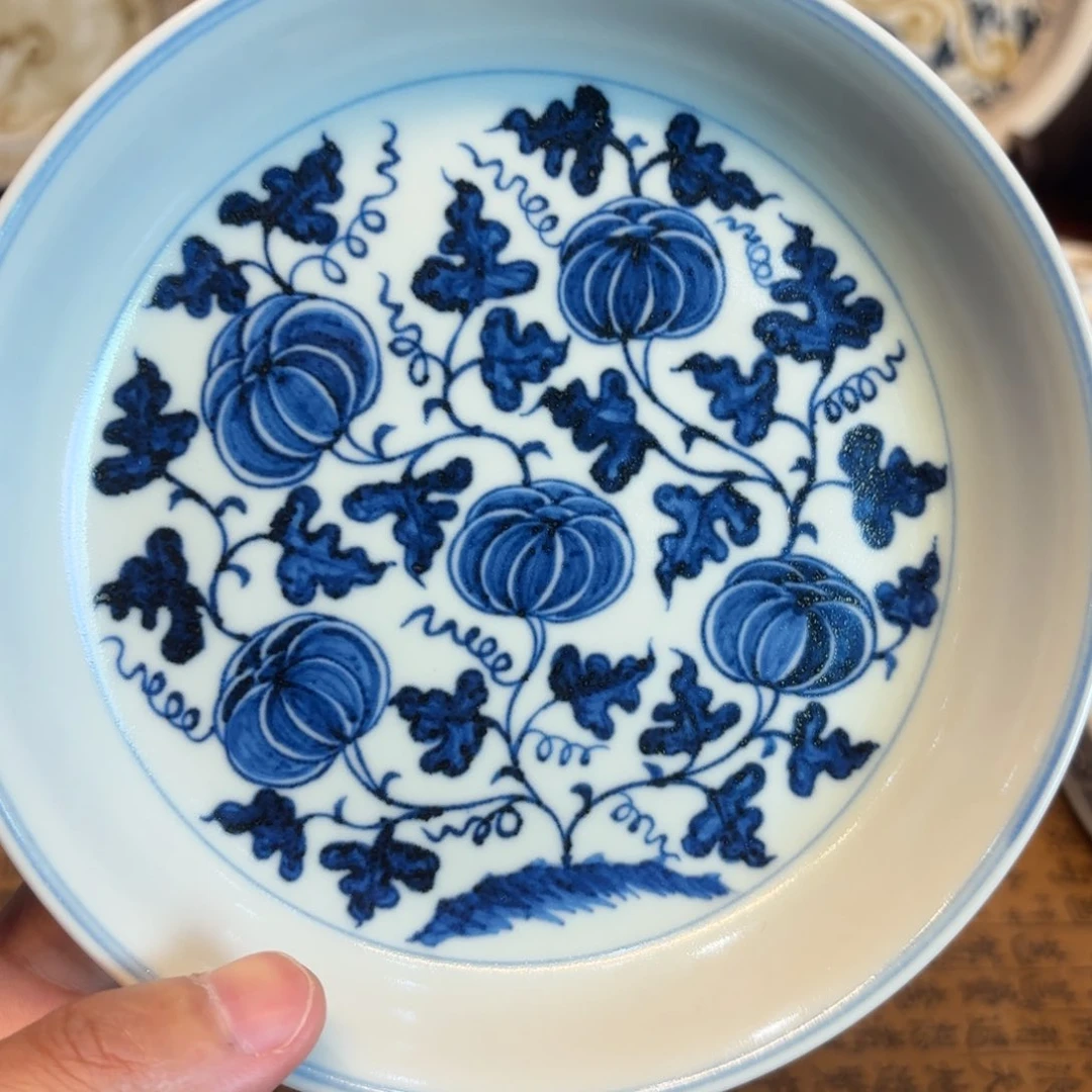 瓷片景德镇手工手绘茶具福利壶承14cc