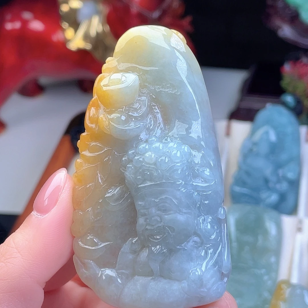 翡翠未镶嵌颈饰天然翡翠