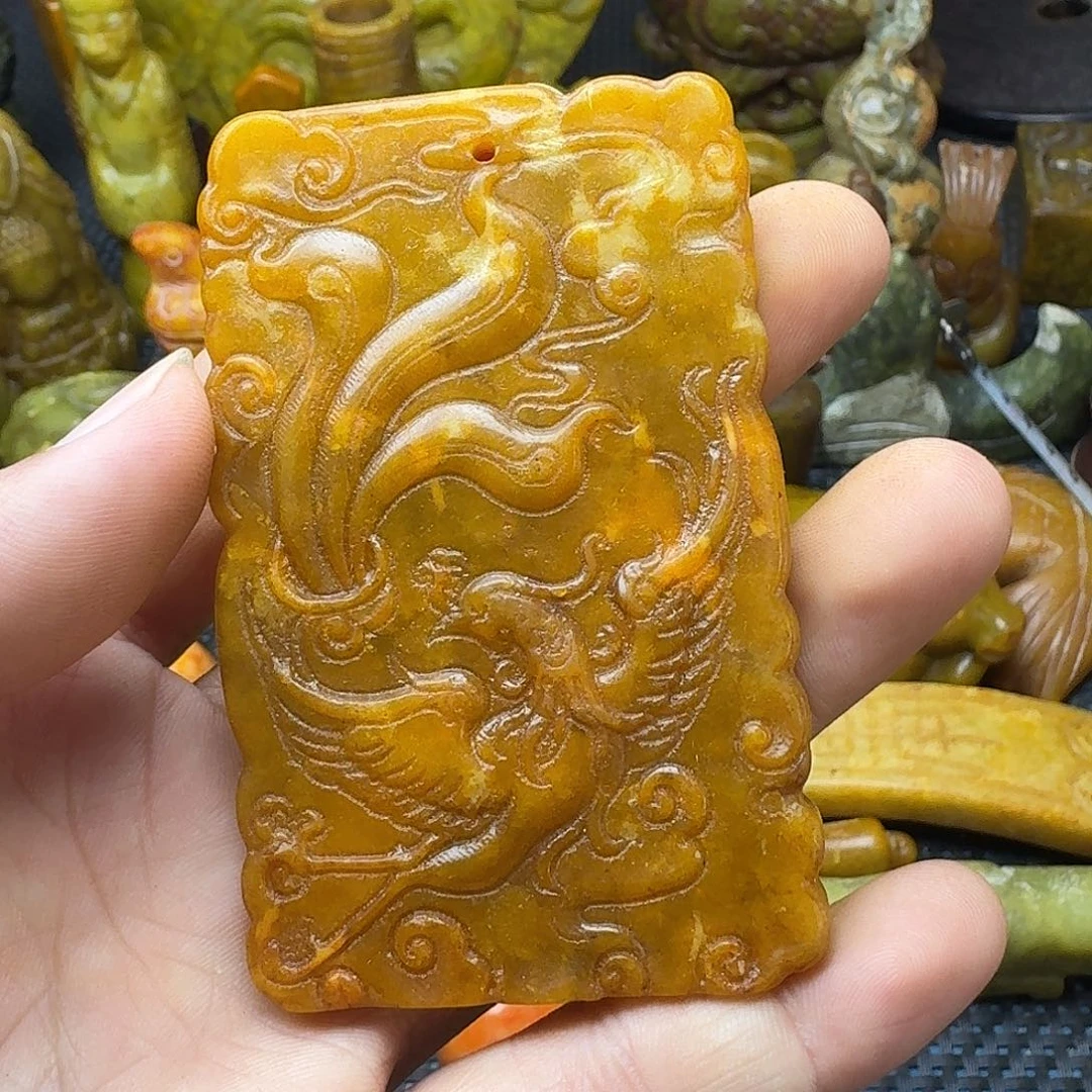 白玉菩提吊坠。。。