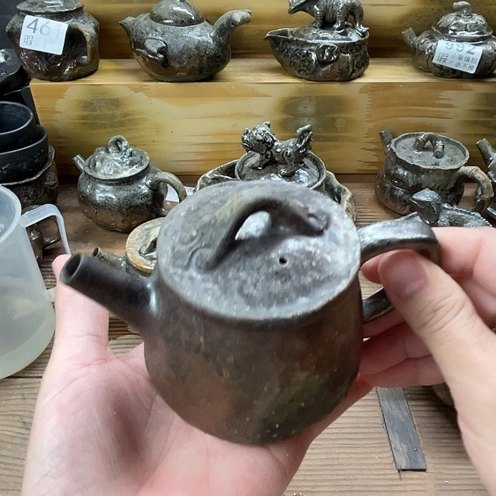 柴烧茶壶福利茶器
