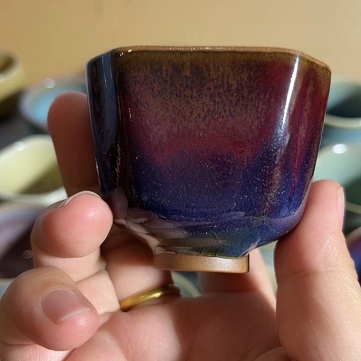 摆件钧窑杯子钧窑杯子