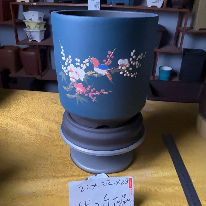 紫砂花盆紫砂花盆