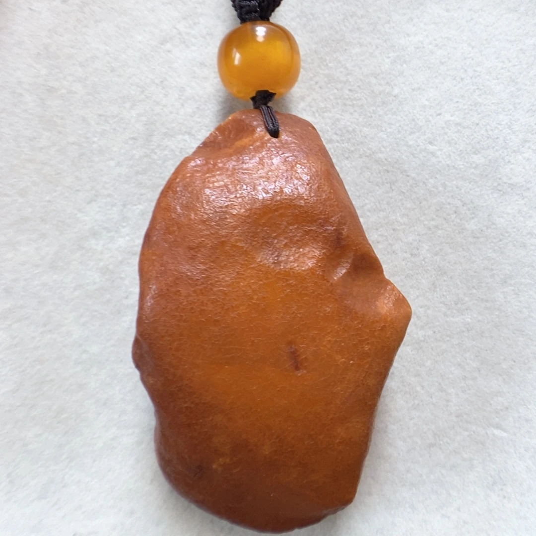 蜜蜡项链未镶嵌吊坠