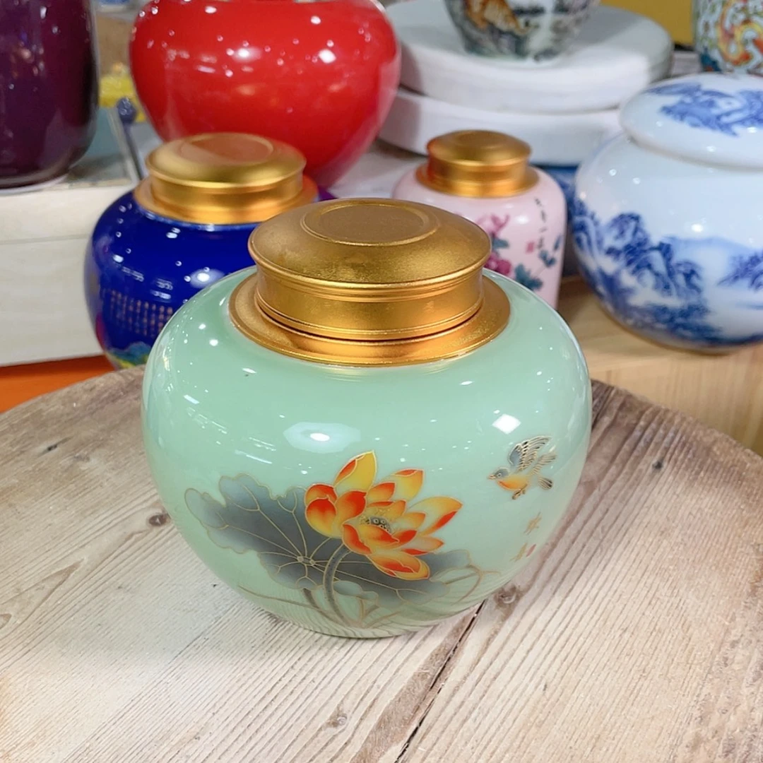 【闪购商品】罐陶瓷茶叶罐密封罐