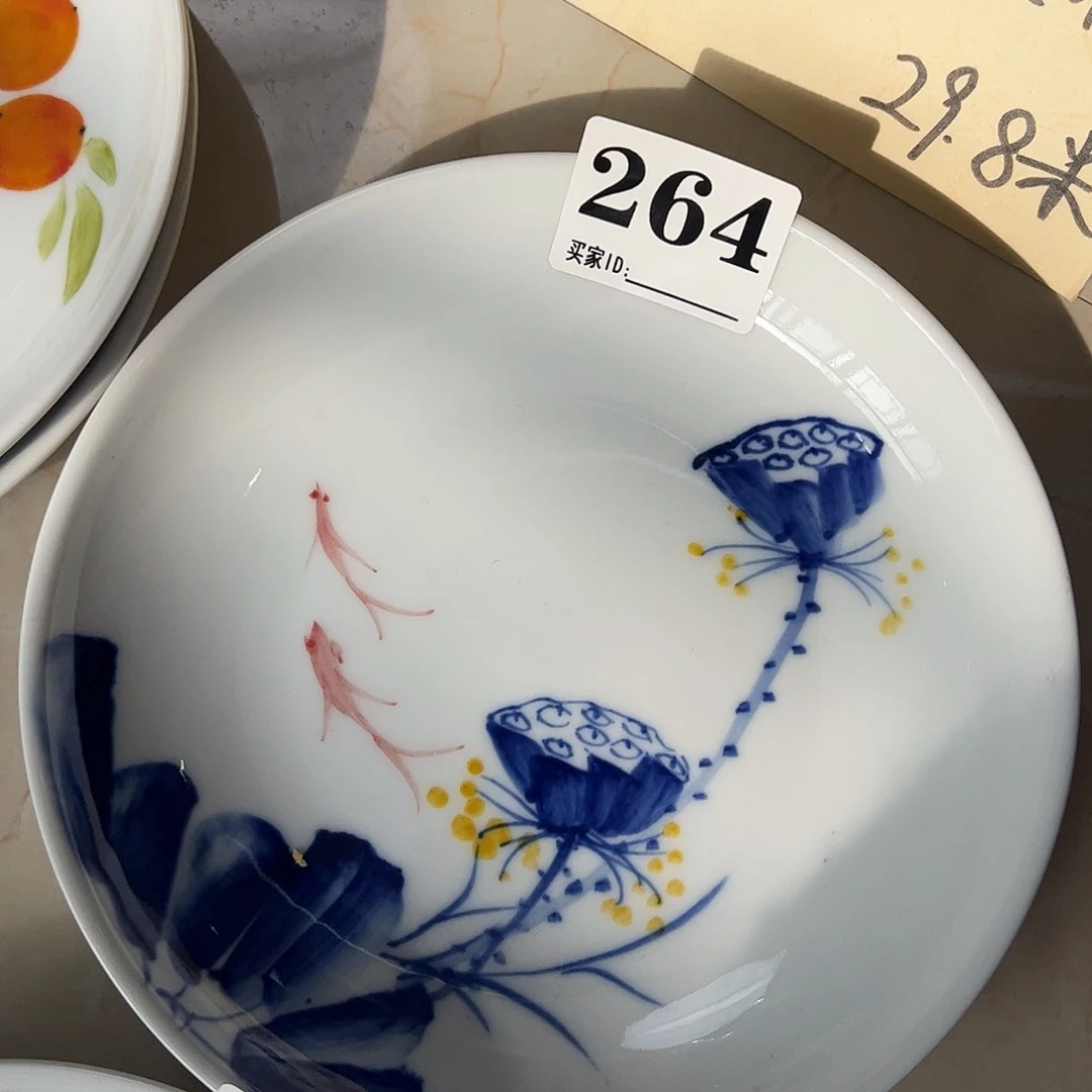 瓷片景德镇陶瓷手工手绘制作