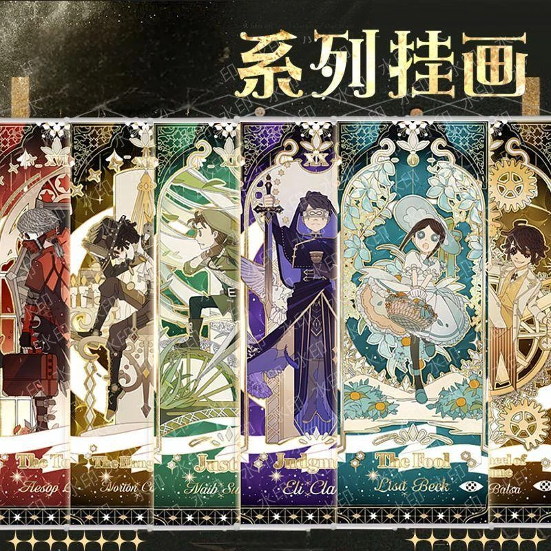 DW挂画桃皮绒卷轴布画渔女园丁囚徒二次元游戏周边谷子收藏品礼物