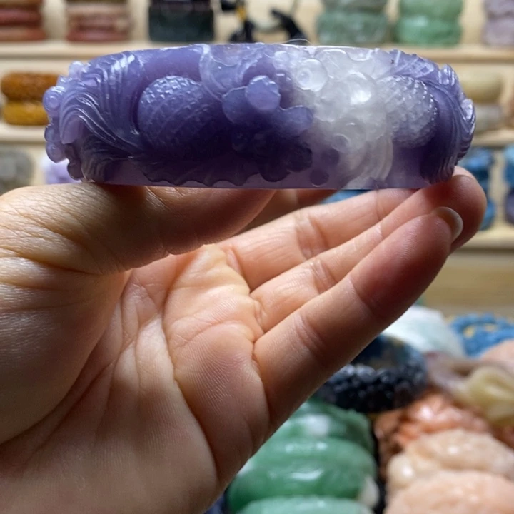 未镶嵌手镯石英质玉