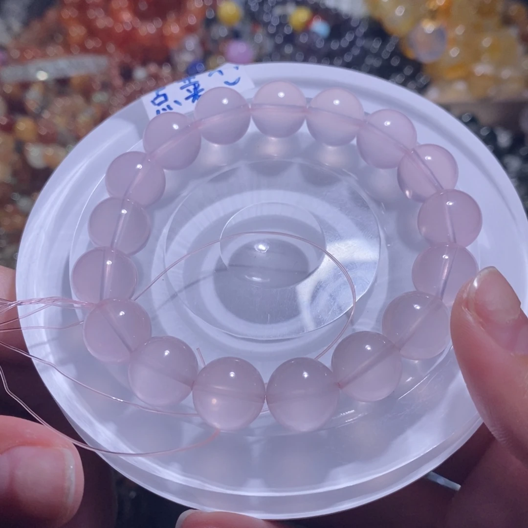 手链未镶嵌水晶粉水晶